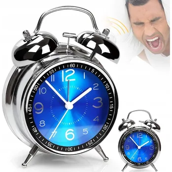 Hodiny Retro Hodiny BUZENÍK klasický na baterie HLASNÝ alarm klasický a účinný