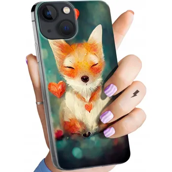 Pouzdro na mobilní telefon Zadní Kryt Hello Case pro Apple iPhone 13 mini, oranžový