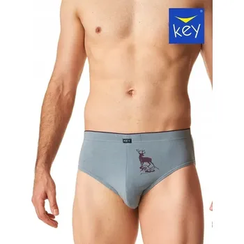 Slipy Pánské slipy KEY MPP-602 B24 XXL (44) vícebarevné