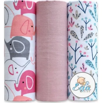 Plena EGA mušelínová plena 60 x 80 cm sada 3 kusů