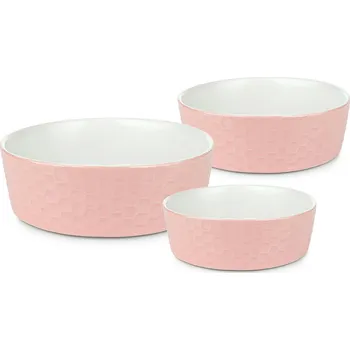 Miska pro psa Jedna keramická miska Happet růžová 0,82 l