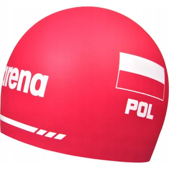 Plavecká čepice Plavecká čepice pro dospělé Silikonová Arena červená