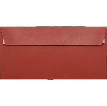 Obálka Metalická (perleťová) obálka červená DL (110x220mm) PS