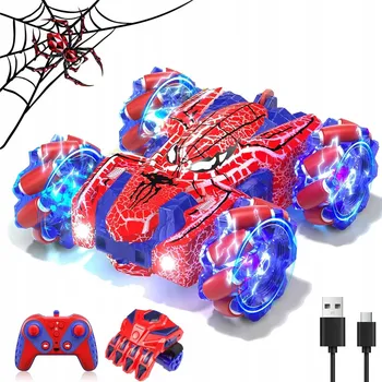autíčko JEZDÍCÍ AUTO Spiderman NA DÁLKOVÉ OVLÁDÁNÍ 2,4 GHz, OTOČNÉ O 360°