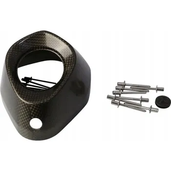 Výfuk pro motocykl Koncovka výfuku Akrapovic Carbon End Cap Honda/Vespa/Yamaha