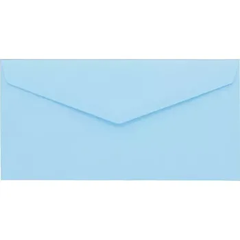 Obálka Poštovní obálka světle modrá DL (110x220mm)