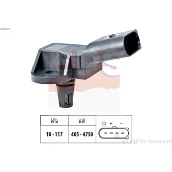 Autoelektrika Snímač barometrického tlaku vzduchu EPS 1.993.157