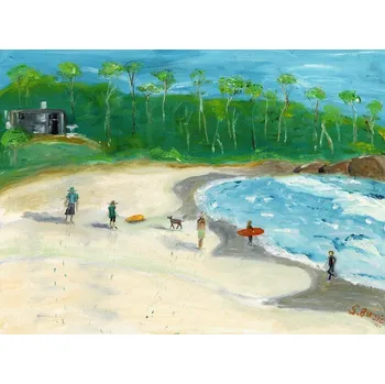 Plakát Plakát, Obraz - Beach Day, Sharyn Bursic