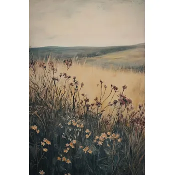 Plakát Plakát, Obraz - Landscape Wild Flower, Melloi Art Prints