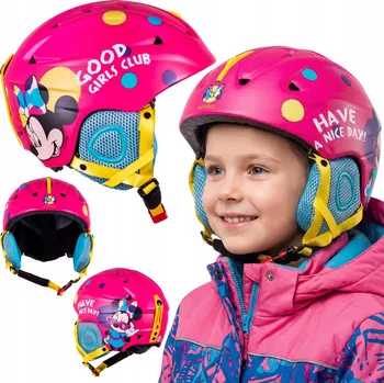 Minnie Mouse Lyžařská helma SNOWBOARD IN-MOLD s VENTILACÍ, NASTAVITELNÁ 55-