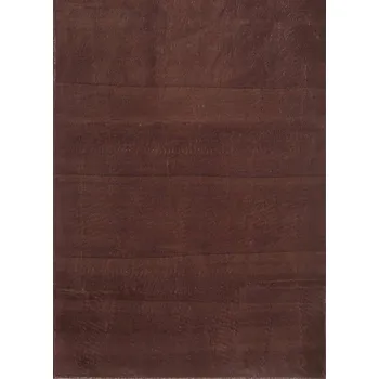 Koberec Koberec SHAGGY do obýváku i dětského pokoje, měkký plyšový chlupatý koberec, hnědý, 80x250 cm