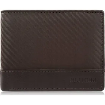 Peněženka Muž peněženka Paolo Peruzzi z pravé kůže hnědá