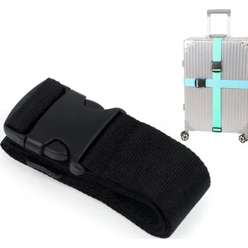 Příslušenství k zavazadlu Popruh na zavazadla, bezpečnostní pásek na kufr, 5 x 200 cm, černý