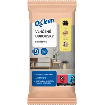 Čisticí prostředek Q-Clean Vlhčené ubrousky na nábytek 40 ks