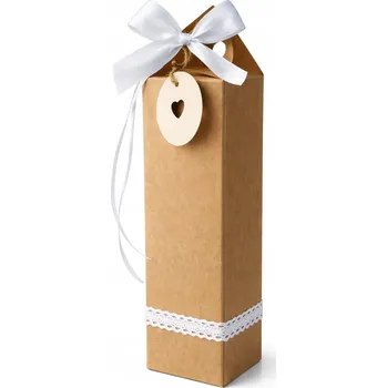 Dárková krabička Kartonová krabice tvarovaná 26 cm x 7 cm x 7 cm, 350 g/m2, 1 ks