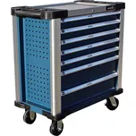 Dílenský vozík nevybavený, 7 zásuvek, centrální zamykání, deska z nerezu - ASTA ASTA3607B