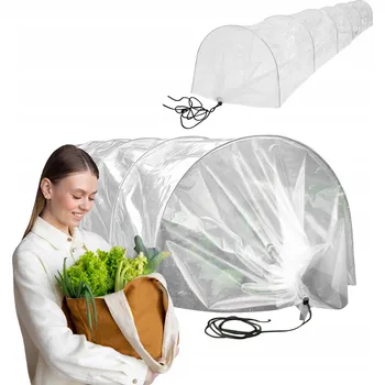 Skleník MINI ZAHRADNÍ SKLENÍK 500x60x40 Odolná Fólie Tunel