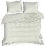 Povlečení bavlněné s proužky 200x220 VERA krémové sada Eurofirany