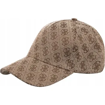 Kšiltovka Guess béžová kšiltovka univerzální velikost
