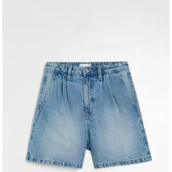 Sinsay - Džínové kraťasy mom fit - modrá - 828FI-55J - 828FI-55J-36