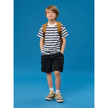 Sinsay - Látkové šortky - černá - 965CU-99J - 965CU-99J-116