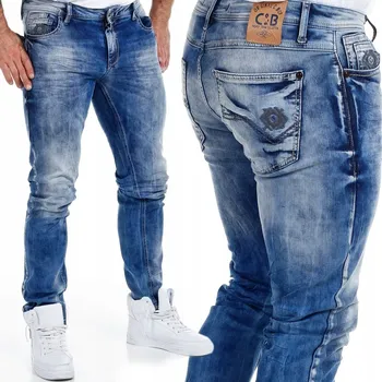 Pánské džíny Cipo baxx CD319 pánské džíny slim fit, velikost 33/32