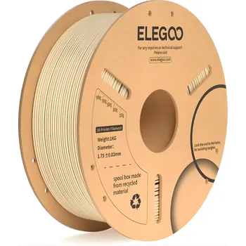 3D tisk Filament Elegoo PLA Plus PLA+ Béžová / Krémová 1kg VYSOKÁ ODOLNOST