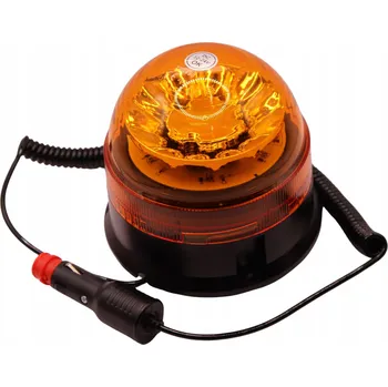 Autoelektronika VÝSTRAŽNÁ LED LAMPA MAJÁK 12V 24V NA MAGNET