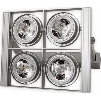 POHYBLIVÉ STROPNÍ SVÍTIDLO QUERO 4S AR-111 STŘÍBRNÉ