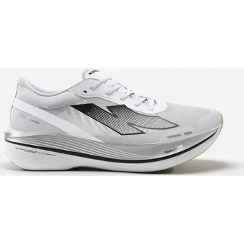 Dámská běžecká obuv KIPRUN Dámské běžecké boty s karbonovým plátem Kiprun Kipstorm Challenger 41 BÍLÁ|ŠEDÁ