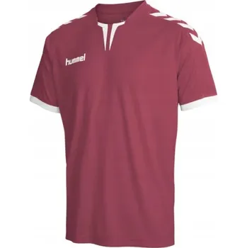 Pánské tričko Sportovní tričko HUMMEL core SS poly bordó vel. M