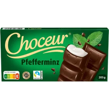 Čokoláda Choceur Pfefferminz Mátová Čokoláda 205 g - Premium Máta + Kakao WIHA GmbH
