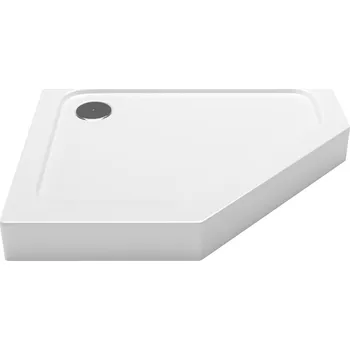 Sprchová vanička SPRCHOVÁ VANIČKA PĚTIÚHELNÍKOVÁ LEVÁ 100x80 AKRYLÁTOVÁ DO KOUPELNY LAMINART