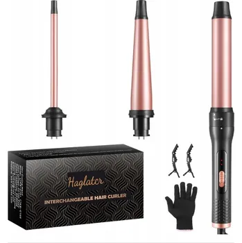 Péče o vlasy Kulma na vlasy 3v1, multifunkční, s vyměnitelným keramickým povrchem