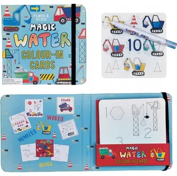 omalovánky Vodní omalovánky BAGR + propiska na vodu STAVBA