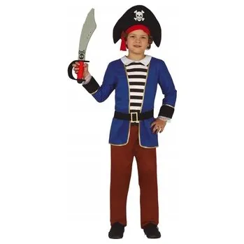 Karnevalový kostým Dětský kostým Pirát elegantní korzár 115-128 cm