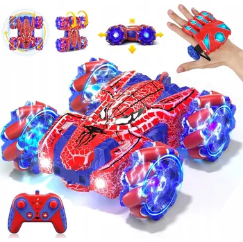 autíčko Kaskadérské auto Spider-Man, dálkové ovládání 2,4 GHz s LED