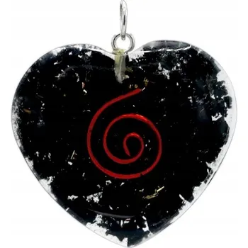 Přívěsek Přívěsek - orgonit se šungitem ve tvaru srdce