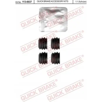 Brzdový třmen Sada příslušenství, brzdový třmen QUICK BRAKE 113-0037