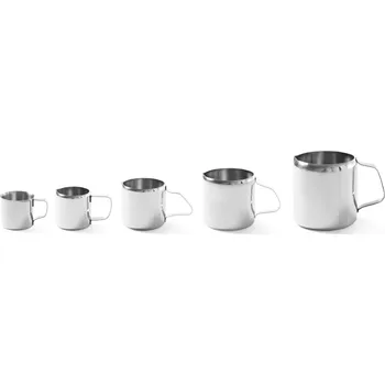 OCELOVÝ HRNEK NA SMETANU, MLÉKO, KÁVU, GASTRONOMICKÝ 150 ML HENDI