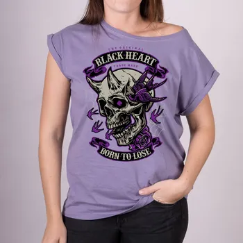 Dámské Triko BLACK HEART EMPIRE EXT Barva: Fialová, Velikost: M