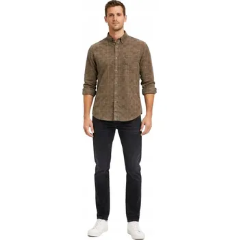 Pánská košile Jack&Jones pánská košile casual s dlouhým rukávem regular střih bavlna velikost L