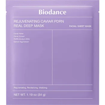 Pleťová kosmetika Biodance – Rejuvenating Caviar PDRN Real Deep Mask – Noční hydrogelová maska s PDRN a kaviárem – 1 ks