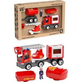 Figurka ECO MultiGO Fire set - figurky Igráčků hasičů s auty