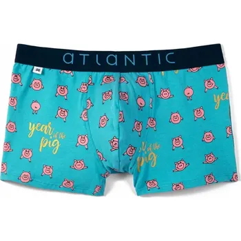 Pánské kraťasy Šortky Atlantic MH-1054 TUR XXL (44) tyrkysové