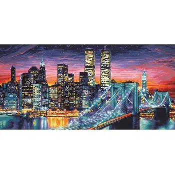 Diamantové malování NORIMPEX Diamantové malování Noční New York 30x40cm