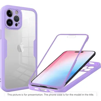 Pouzdro na mobilní telefon Techsuit - pouzdro ColorVerse 360 Series + ochrana displeje - pro Samsung Galaxy S26 Plus - fialová