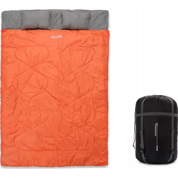 Spacák Dvoulůžkový spací pytel 190 x 150 cm, voděodolný, prodyšný, 300 g/m2 polštáře