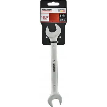 Klíč Kreator KRTH30207 - Oboustranný klíč otevřený 18x19 -205mm