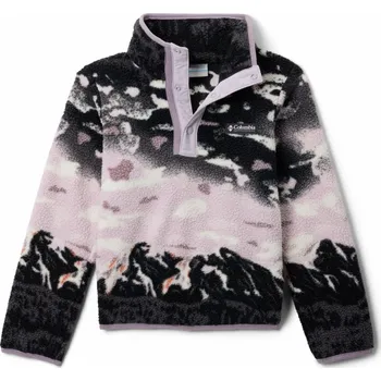 Dětská móda Columbia Helvetia II Printed Half Snap Fleece J 2097071554 - shale purple/sisters lavender pearl S